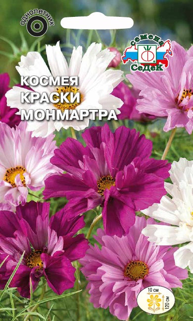 Семена цветов - Космея Краски Монмартра 0,07 г - 2 пакета